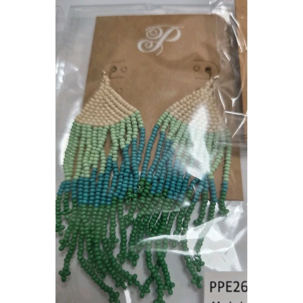 Plunder Earrings Lot Of 3‎ NWT Boho Beaded Statement Boutique Jewelry ✨